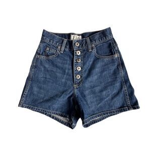 Eve Denim Shorts Button Fly High Waist Daisy Dukes Festival